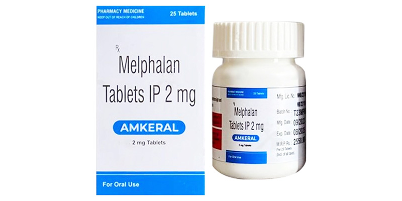 Viên uống Amkeral 2mg Pharmacy Medicine Melphalan