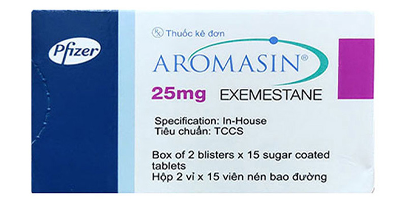 Viên uống Aromasin 25mg Pfizer Exemestane