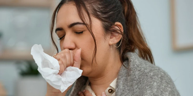Ho kéo dài hoặc kèm đau ngực có thể là dấu hiệu cảnh báo các vấn đề ở phổi