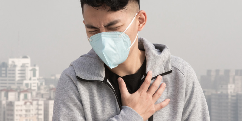Khó thở là dấu hiệu ung thư phổi ở nam