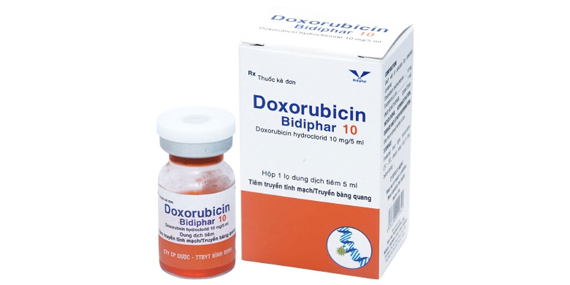 Chai Doxorubicin Bidiphar 10mg/5ml Doxorubicin