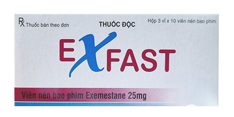 Viên uống Exfast 25mg Exemestane