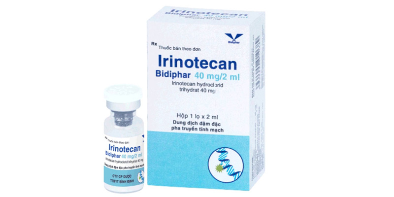 Lọ thuốc Irinotecan Bidiphar 40mg/2ml
