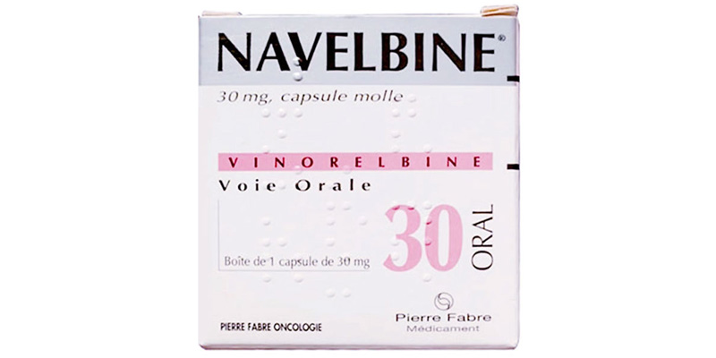 Viên uống Navelbine 30mg Pierre Fabre chứa 30mg Vinorelbine