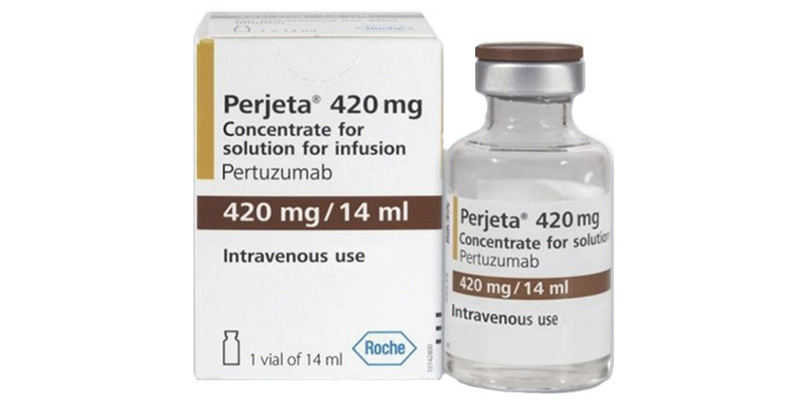 Chai Perjeta 420mg /14ml Roche chứa 420mg Pertuzumab