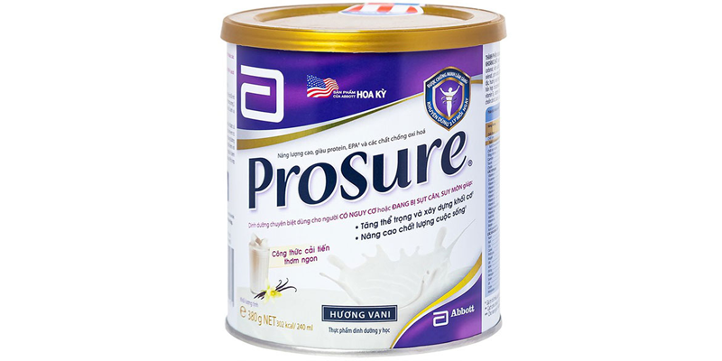 Sữa Abbott Prosure hương vani của hãng Abbott Hoa Kỳ