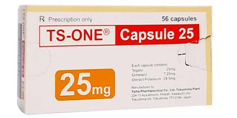 Viên uống Ts-one 25mg Gimeracil 7,25 mg