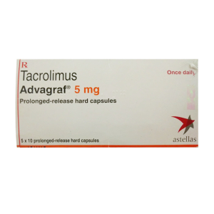Advagraf 5mg Astellas phòng ngừa thải ghép gan hay thận 50 viên