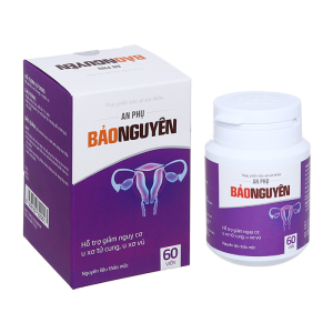 An Phụ Bảo Nguyên hỗ trợ giảm nguy cơ u xơ tử cung, u xơ vú 60 viên