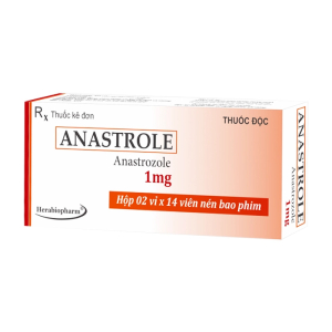 Anastrole 1mg Herabiopharm điều trị ung thư 28 viên