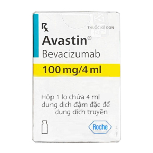 Avastin 100mg/4ml Roche điều trị ung thư đại, trực tràng di căn - Hộp 1 lọ 4mg