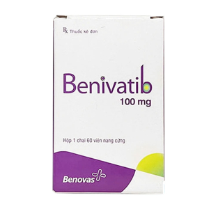 Benivatib 100mg Benovas điều trị ung thư bạch cầu tủy mạn 60 viên