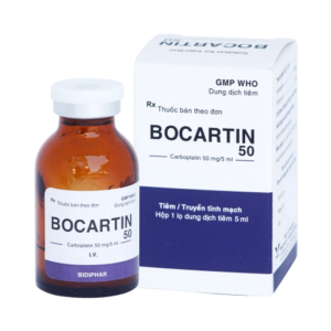 Bocartin 50 Bidiphar điều trị ung thư buồng trứng, ung thư phổi - Hộp 1 lọ x 5m