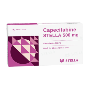 Capecitabine Stella 500 mg điều trị ung thư vú 30 viên