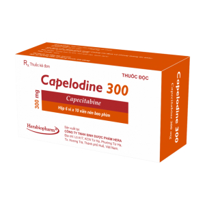 Capelodine 300mg Herabiopharm điều trị ung thư 60 viên