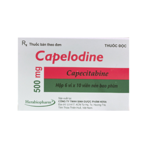 Capelodine 500mg Herabiopharm điều trị ung thư 60 viên
