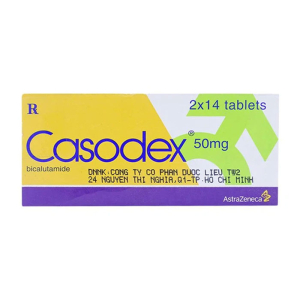 Casodex 50mg AstraZeneca điều trị ung thư tiền liệt tuyến tiến 28 viên