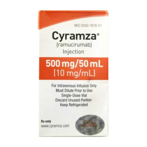 Cyramza 500mg/50ml Lilly điều trị ung thư dạ dày, ung thư phổi, ung thư gan