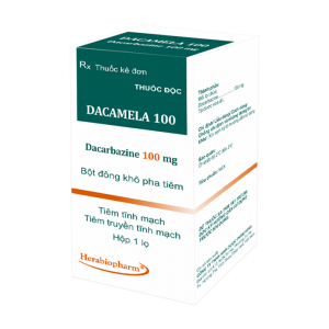 Dacamela 100 Herabiopharm điều trị ung thư hắc tố ác tính da