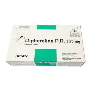 Diphereline P.R. 3.75mg Ipsen điều trị ung thư tuyến tiền liệt, dậy thì sớm, lạc nội mạc tử cung 1 lọ