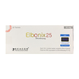 Elbonix 25mg Beacon điều trị chứng giảm tiểu cầu và thiếu máu 28 viên