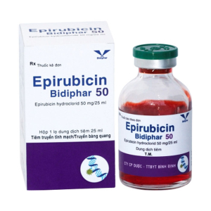 Epirubicin Bidiphar 50 điều trị ung thư 25ml