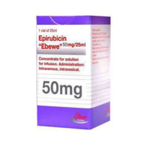 Epirubicin Ebewe 50mg/25ml điều trị ung thư (chai 25ml)