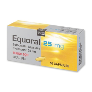 Equoral 25mg Actavis dự phòng thải ghép sau ghép tạng 50 viên