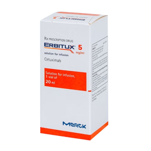 Erbitux 5mg/ml Merck điều trị ung thư đại tràng, trực tràng chai 20ml