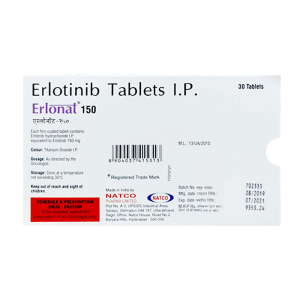 Erlonat 150 Natco điều trị ung thư phổi 30 viên