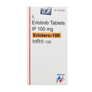 Erlotero 100mg Hetero điều trị ung thư phổi, ung thư tụy 30 viên