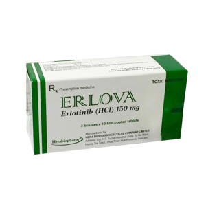 Erlova 150mg Herabiopharm điều trị ung thư 30 viên