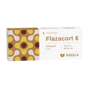 Flazacort 6 Stella điều trị bệnh bạch cầu lympho 20 viên