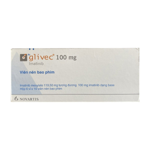 Glivec 100mg Novartis điều trị bệnh bạch cầu tủy mạn 60 viên