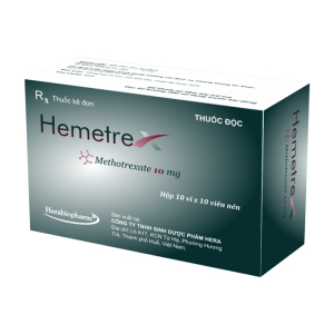 Hemetrex 10mg Herabiopharm điều trị ung thư 100 viên
