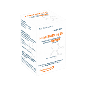 Hemetrex Inj 25 Herabiopharm điều trị ung thư