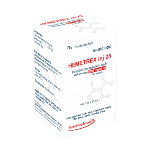 Hemetrex Inj 25 Herabiopharm điều trị ung thư