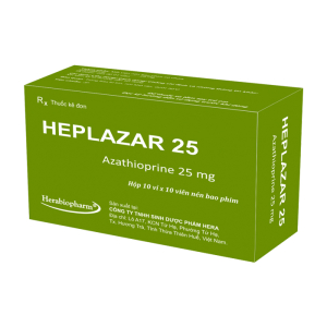 Heplazar 25mg Herabiopharm điều trị bệnh tự miễn 100 viên