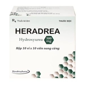 Heradrea 500mg Herabiopharm điều trị bệnh bạch cầu dòng tủy 100 viên