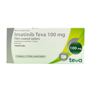Imatinib Teva 100mg dùng trong điều trị ung thư bạch cầu tuỷ mạn 120 viên
