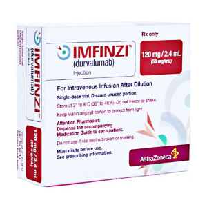 Imfinzi INJ 120mg/2.4ml AstraZeneca điều trị ung thư biểu mô đường niệu, ung thư phổi