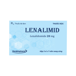 Lenalimid 20mg Herabiopharm điều trị đa u tủy 21 viên