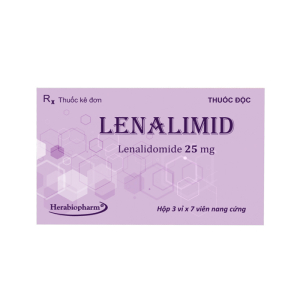 Lenalimid 25mg Herabiopharm điều trị đa u tủy 21 viên