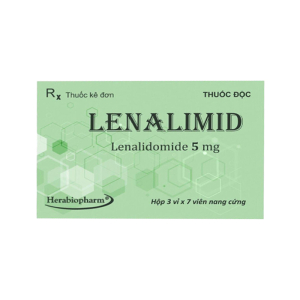 Lenalimid 5mg Herabiopharm điều trị đa u tủy 21 viên