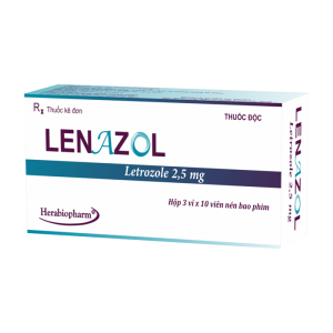 Lenazol 2.5mg Herabiopharm điều trị bệnh ung thư vú 30 viên