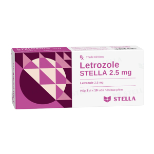 Letrozole Stella 2.5 mg điều trị ung thư vú 30 viên