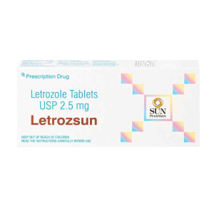 Letrozsun 2.5mg Sun Pharma điều trị ung thư vú 28 viên
