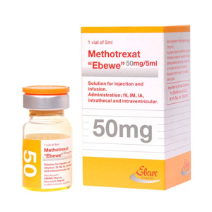Methotrexat Ebewe 500mg/5ml điều trị ung thư (chai 5ml)