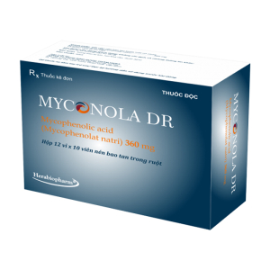 Myconola Dr 360mg Herabiopharm dự phòng thải ghép 120 viên