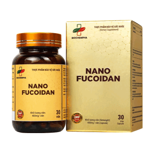 Nano Fucoidan Biochempha hỗ trợ chống oxy hóa, hạn chế gốc tự do 30 viên